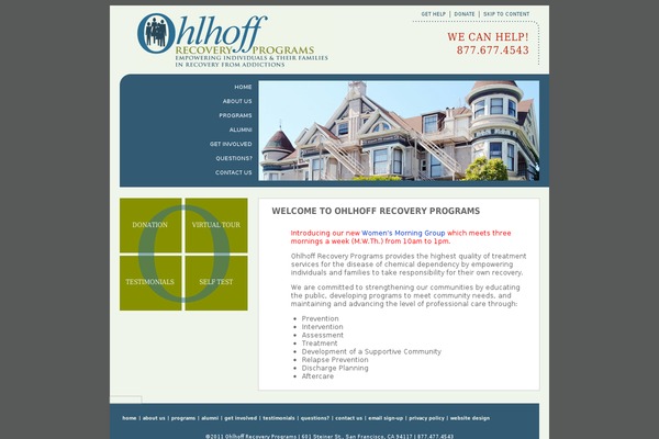 ohlhoff.org site used Artspark