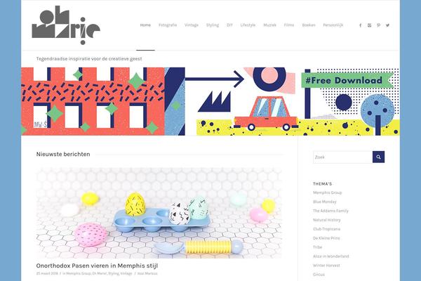 Enfold-child theme site design template sample