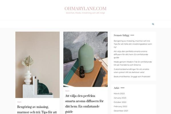 ohmarylane.com site used Polite Blog