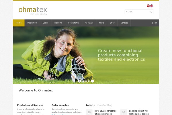 Nevia theme site design template sample