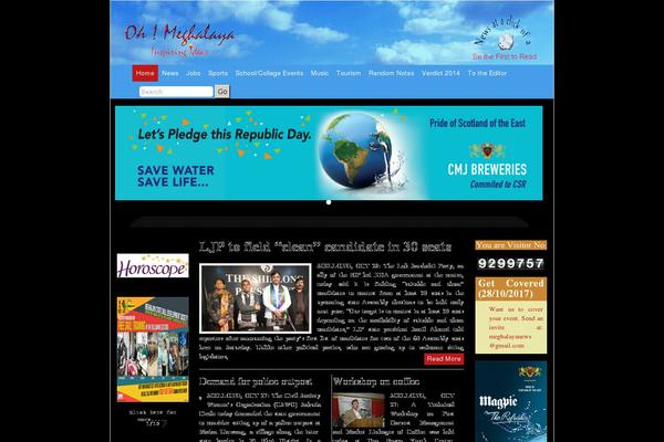 ohmeghalaya.com site used Newsvista