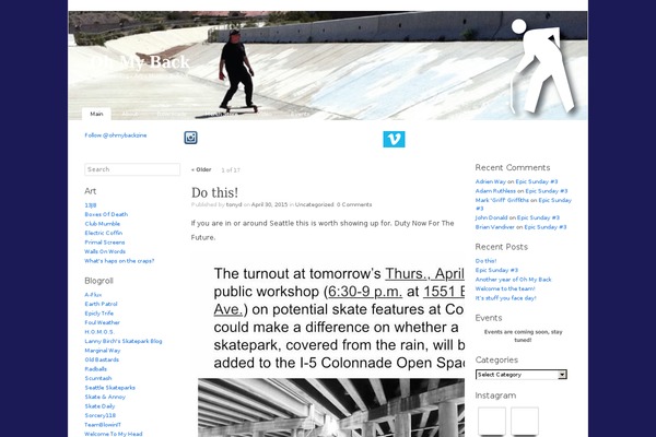 Site using Instagram Feed plugin