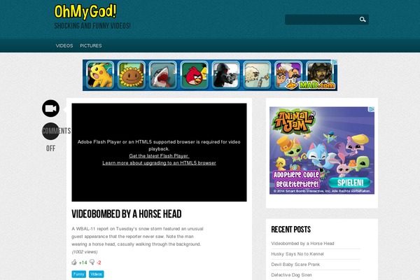 Quade theme site design template sample
