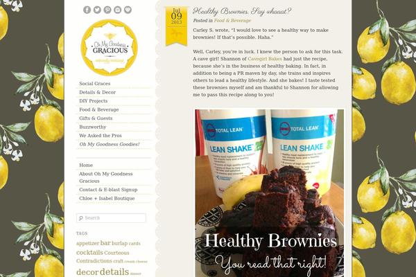 ohmygoodnessgracious.com site used Omgg