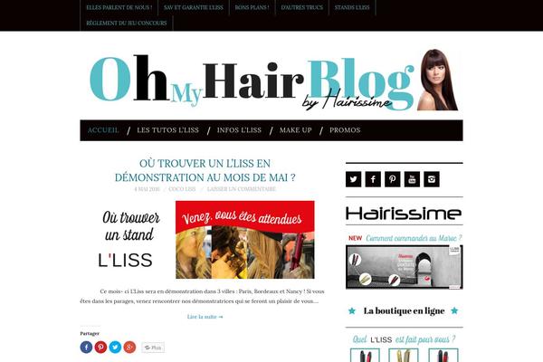 Fashionistas theme site design template sample
