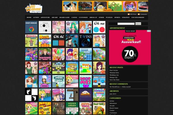 Triqui theme site design template sample