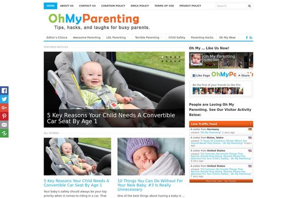 Freshlife theme site design template sample