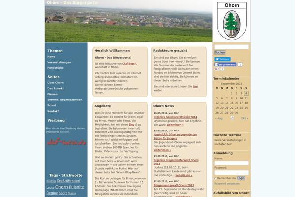 Home theme site design template sample