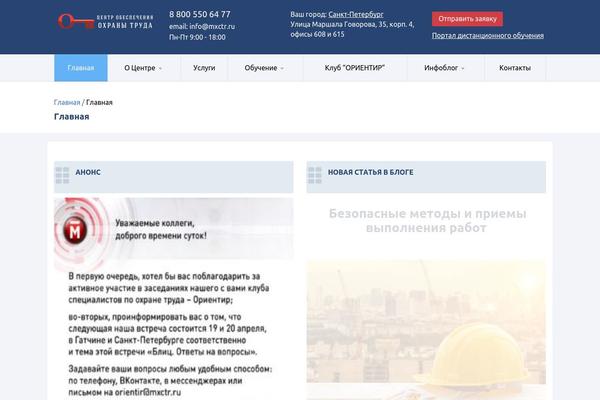 Candidate theme site design template sample