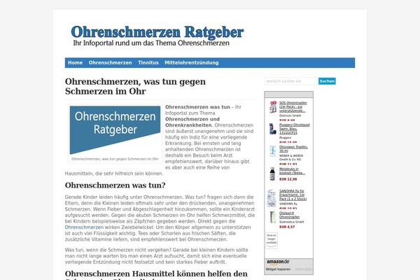 ohrenschmerzenwastun.com site used Ohrenschmerzen