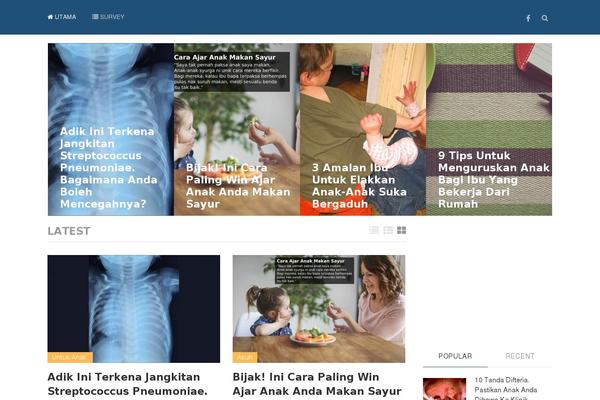 WordX theme site design template sample
