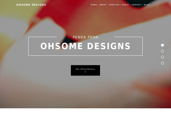Haven theme site design template sample
