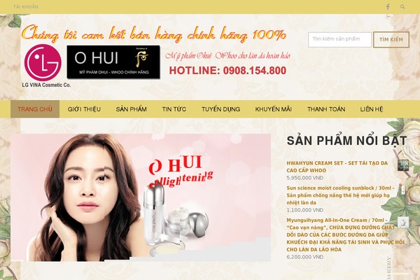 PRESSO theme site design template sample