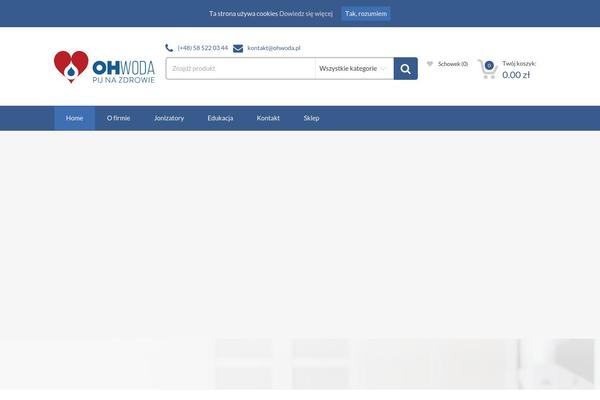 MediaCenter theme site design template sample
