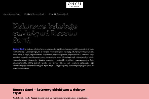 Neve theme site design template sample
