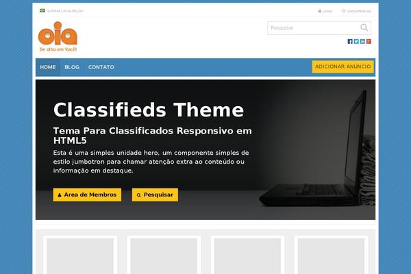 Ct theme site design template sample