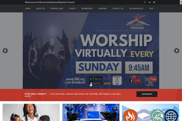 Site using Thechurchco plugin