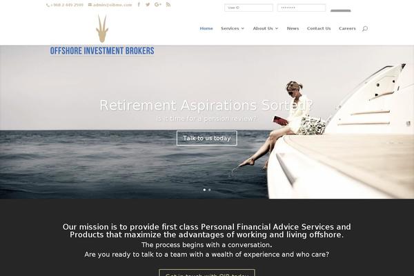 Divi theme site design template sample
