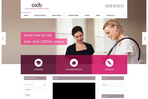 ParkCollege theme site design template sample