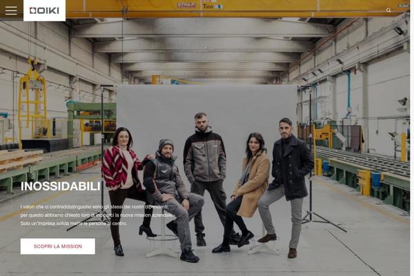 Uncode theme site design template sample
