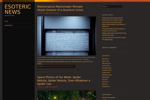 Sunspot theme site design template sample