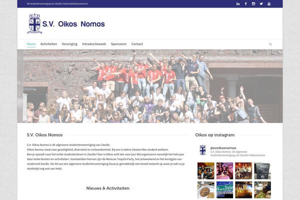 oikosnomos.nl site used Grand College V1.09