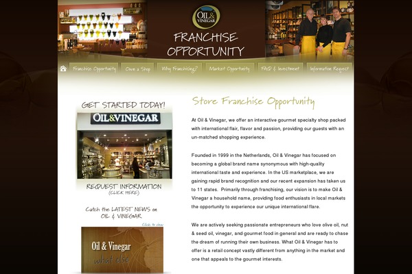 oilandvinegarfranchise.com site used Oilvf