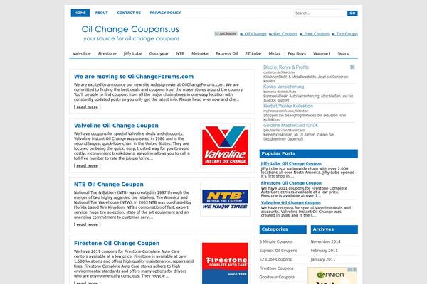 Channel theme site design template sample