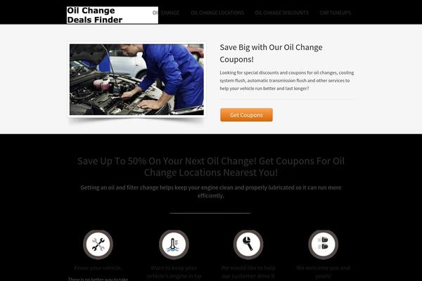 oilchangediscountdepot.com site used Traficatheme