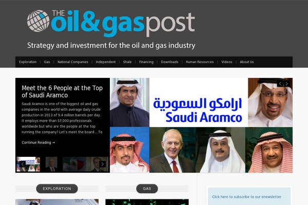 oilgaspost.com site used Wp Blossom