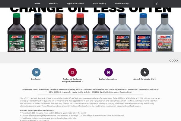 Vantage theme site design template sample