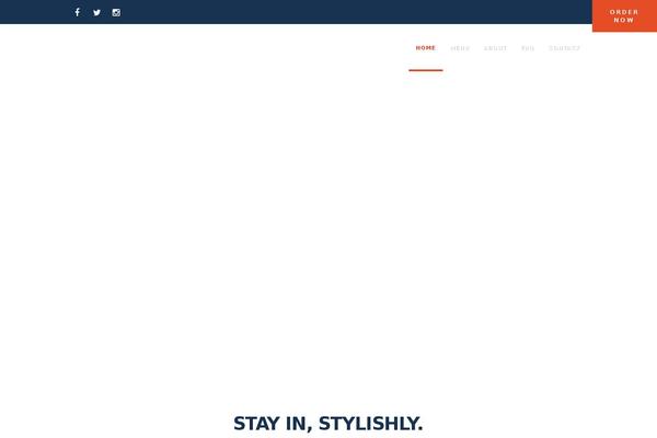 Oishi theme site design template sample