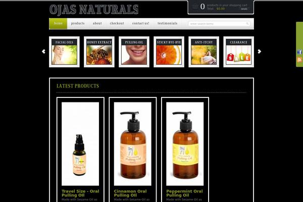 Mazine theme site design template sample