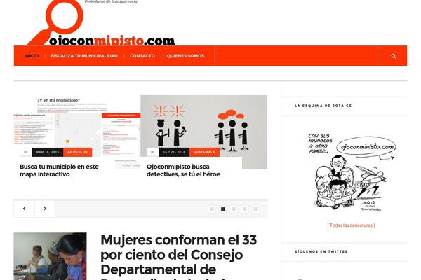 JustWrite theme site design template sample