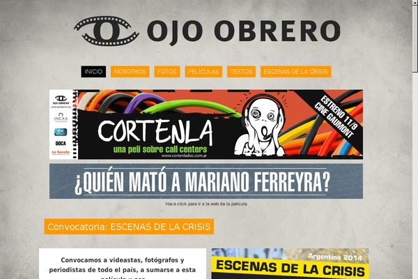 ojoobrero.org site used Ojoobrero