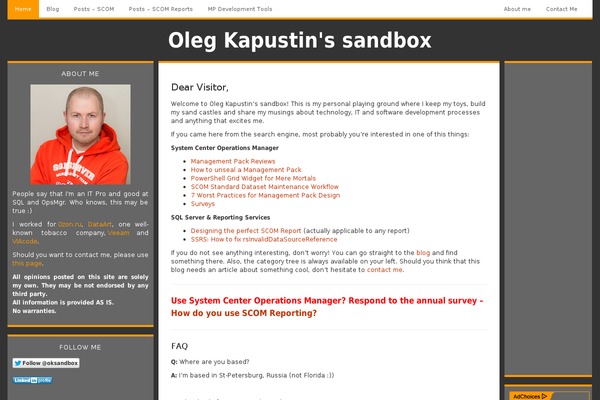 Site using Flickr Gallery plugin