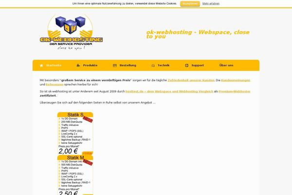 Vantage theme site design template sample