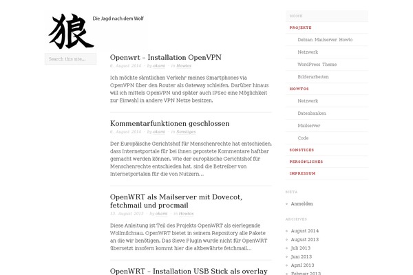 Ascetica theme site design template sample