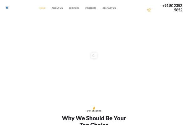 Electroserv theme site design template sample