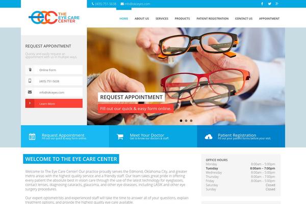 okceyes.com site used Pecaa_layout_3