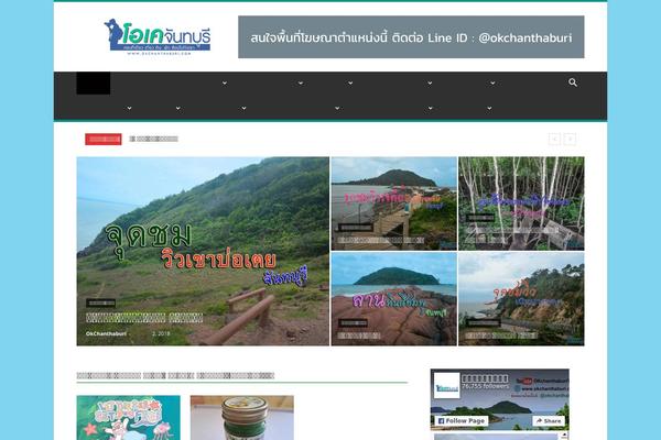 Newspaper theme site design template sample