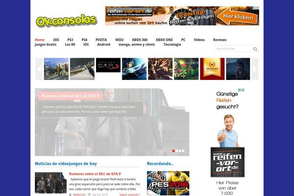 Site using Easy-slide-in plugin