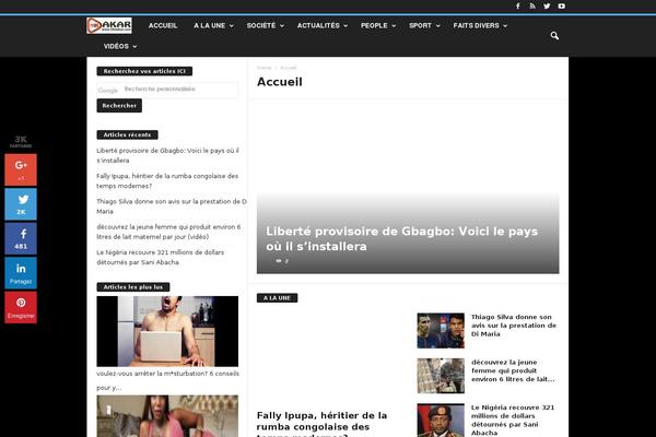 NewsMag theme site design template sample
