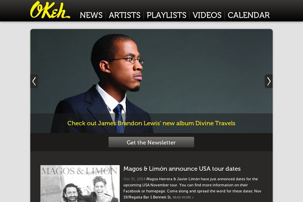 Site using GigPress plugin