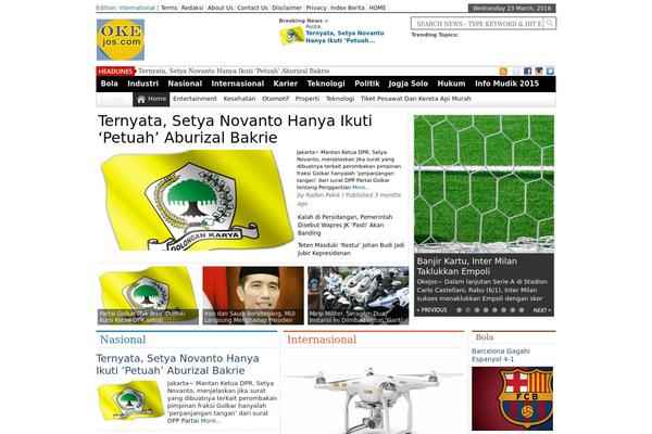 Pixwell theme site design template sample