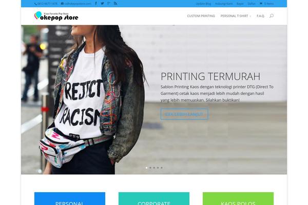 Site using Elegant Themes Icons plugin