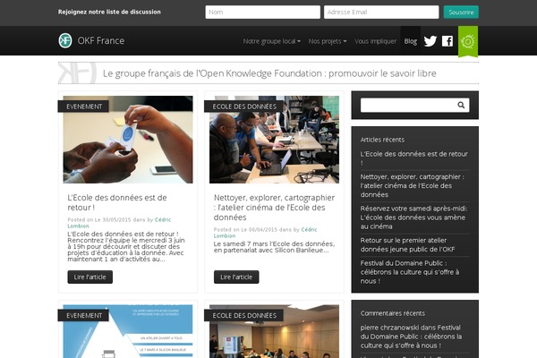 Site using Embed Facebook plugin