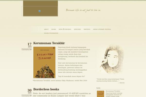 Koi theme site design template sample
