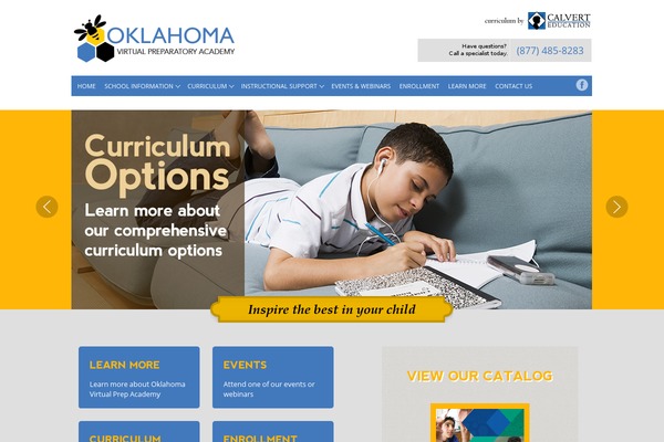 oklahomavirtualprepacademy.com site used Institutional-theme2.2.1