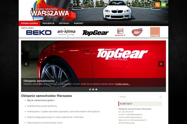 oklejanie-samochodow.warszawa.pl site used Carszone